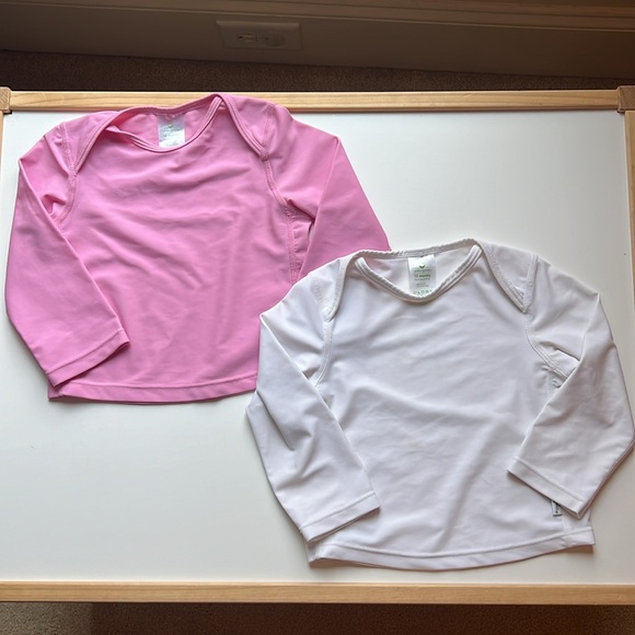 Bundle of i play. by green sprouts Easy-on Rash Guard Shirts - 12 Months - Picture 1 of 11